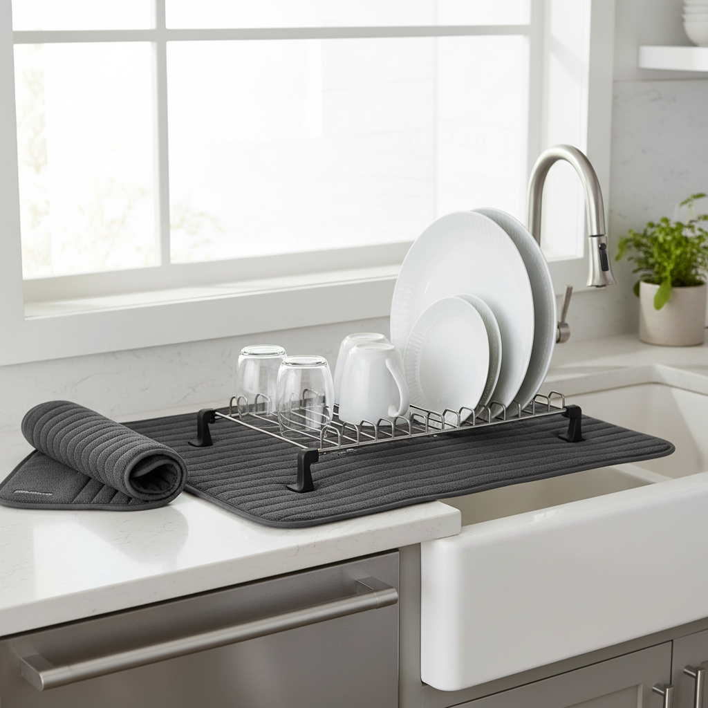 Polder Fold-Away Dish Rack and Mat Review: The Ultimate Space-Saving Drying Solution