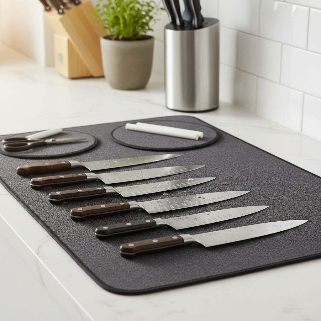 Best Mats for Drying Sharp Knives Safely: A Comprehensive Guide