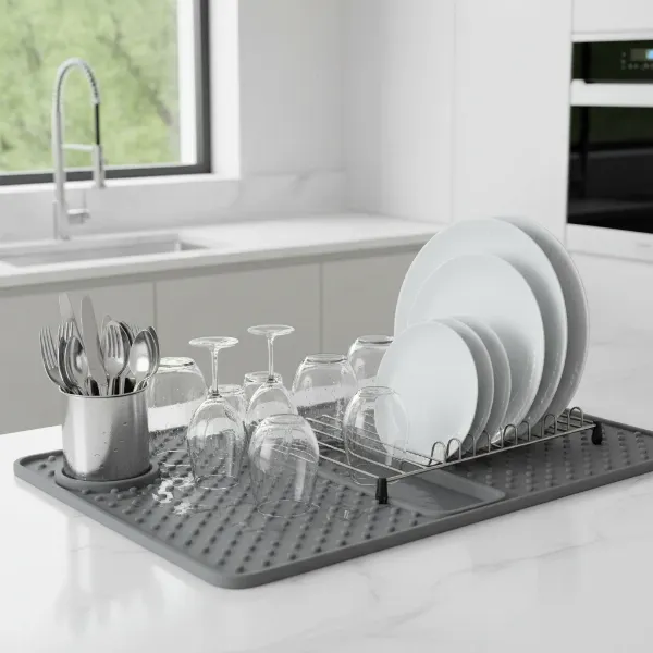 Best Drying Mats with Built-in Plate Rack: The Ultimate Guide to a Dry, Organized Kitchen